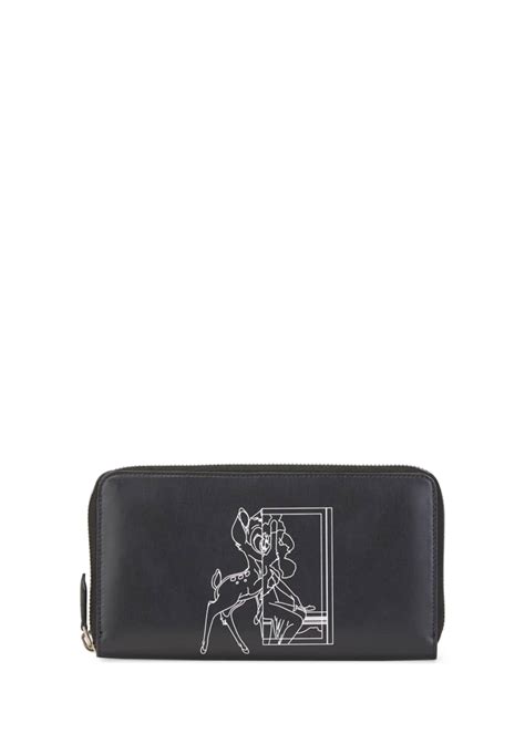 givenchy bambi long wallet|Givenchy Iconic Prints Bambi Long Zip Wallet, Black .